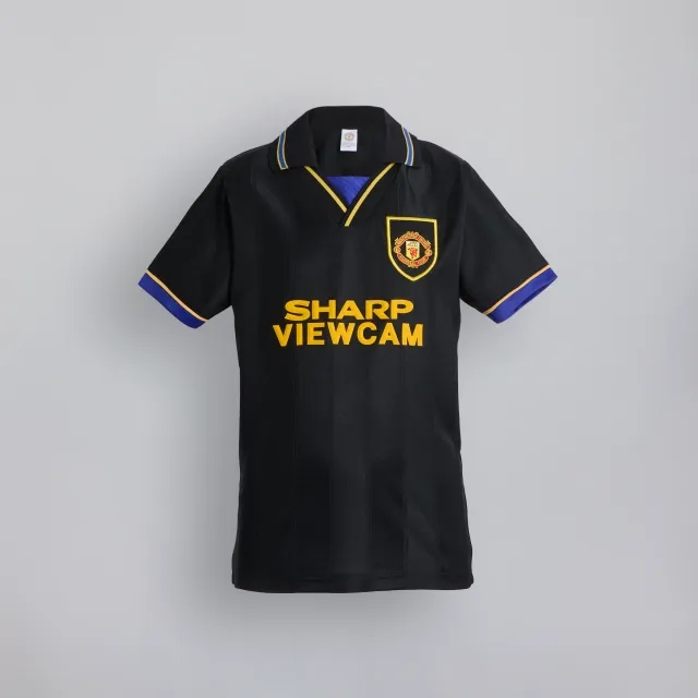 Manchester United Kids 1993-95 Away Shirt Black