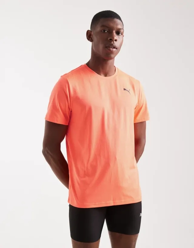 Puma Tad Essentials Solid Cat T-Shirt In Red