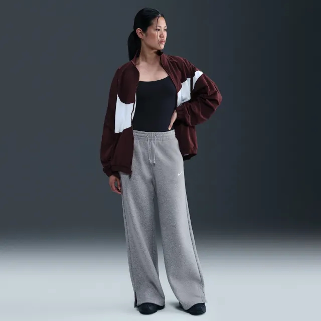 Nike Sportswear Phoenix Fleece High-Waisted Wide-Leg Trousers - Grey - Fleece > Phoenix Fleece