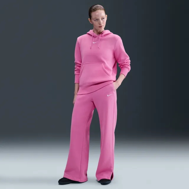 Nike Sportswear Phoenix Fleece High-Waisted Wide-Leg Trousers - Pink - Fleece > Phoenix Fleece