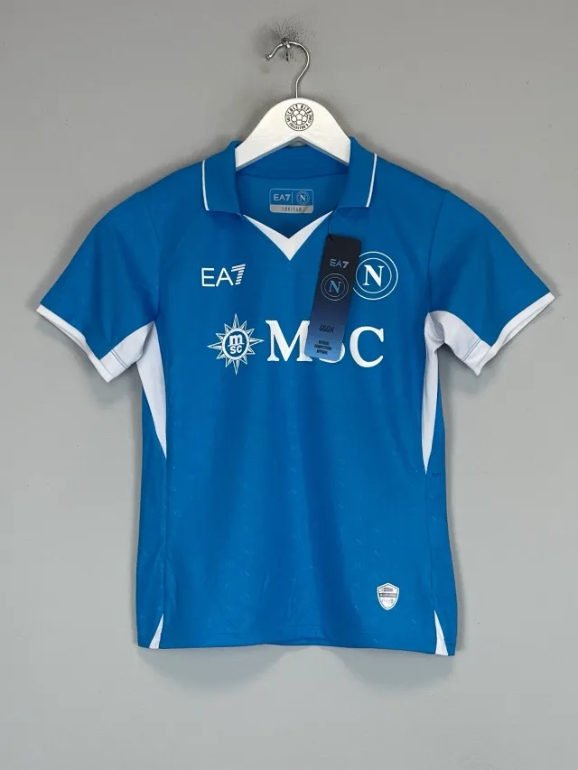 2024/25 Napoli *BNWT* Authentic Home Shirt (Kids) EA7 | Cult Kits, 10Y / Napoli / 2024