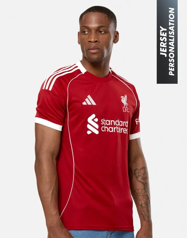 Men's adidas Adults Liverpool 25/26 Home Jersey in Red 