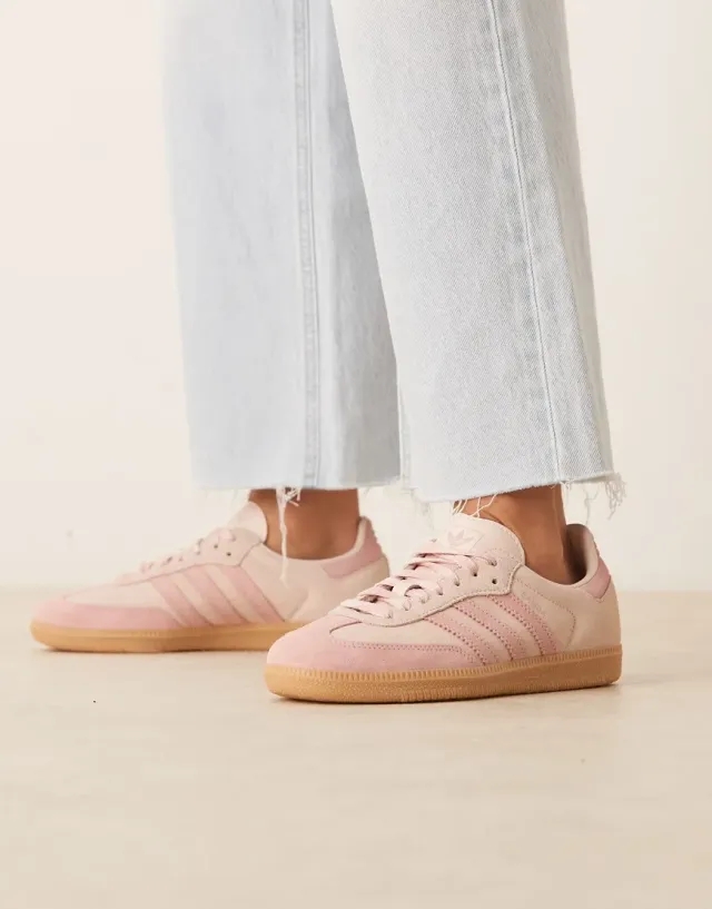 Adidas Originals Samba Og Trainers In Light Pink