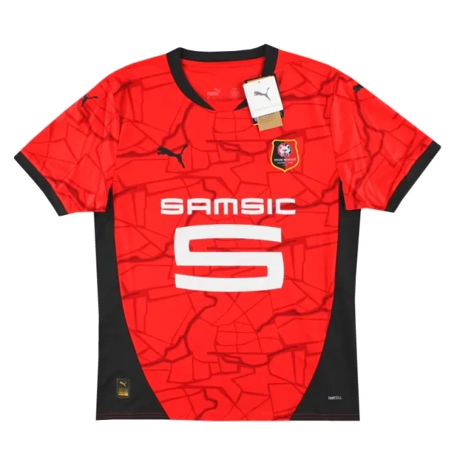 2024-25 Stade Rennais Puma Home Shirt *w/tags* - Other French Clubs / w/tags 