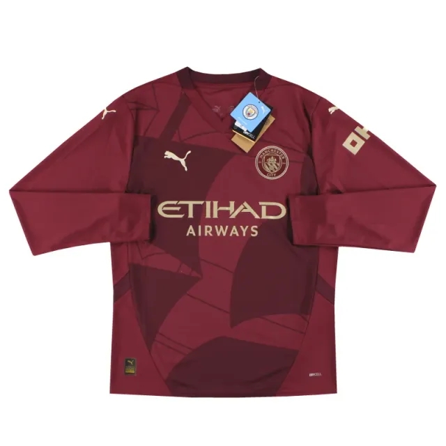 2024-25 Manchester City Puma Third Shirt L/S *w/tags* M - Manchester City / w/tags 