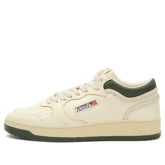 Autry Men's Med-Way Mid Leather Sneaker Mount/Marsh