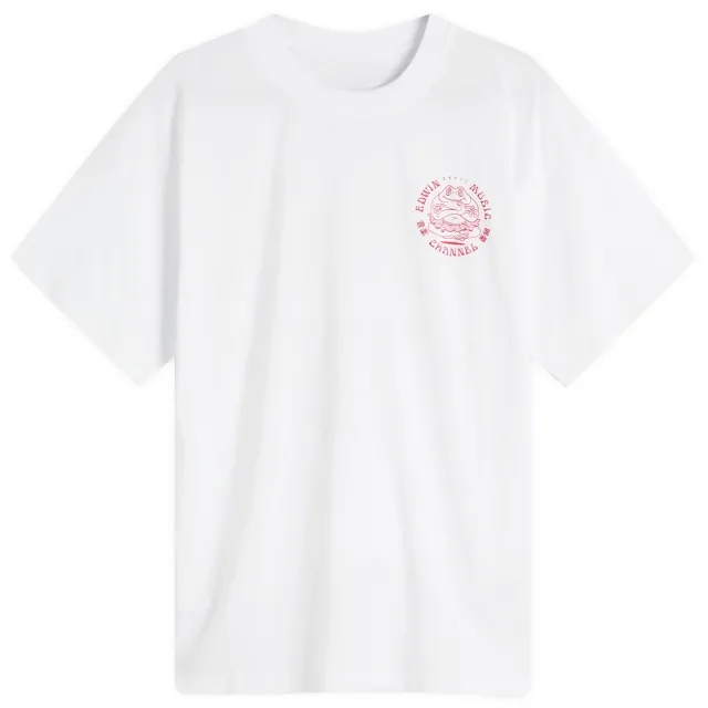 Edwin Men's Music Channel T-Shirt White