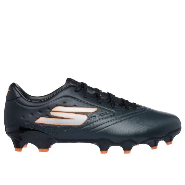 Skechers Razor 1.5 Academy Fg Obsidian - Black/Orange - ['Black']