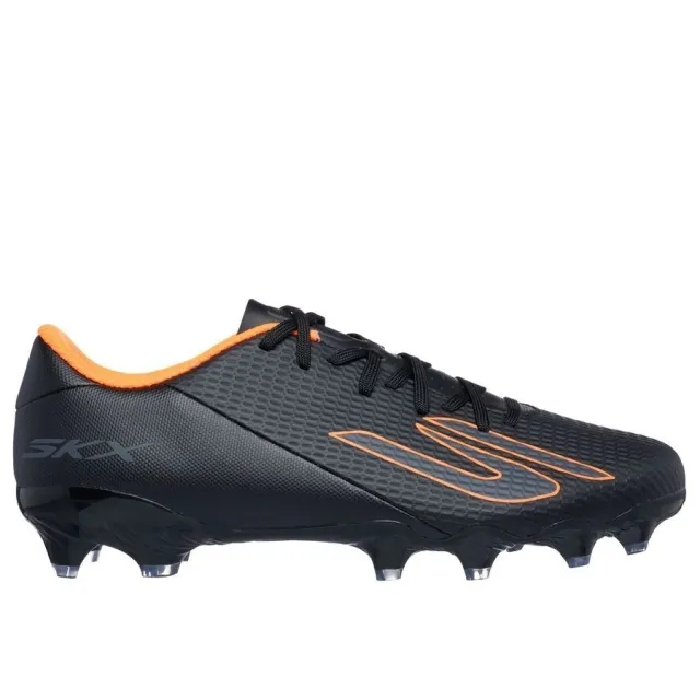 Skechers Skx_2 Academy Fg Obsidian - Black/Orange - ['Black']
