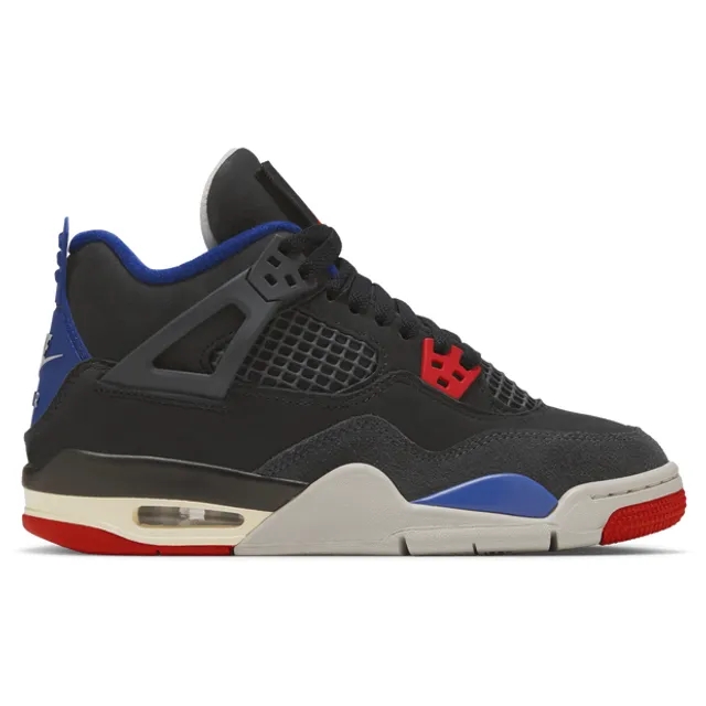 Jordan Retro 4 Unisex Shoes - Black