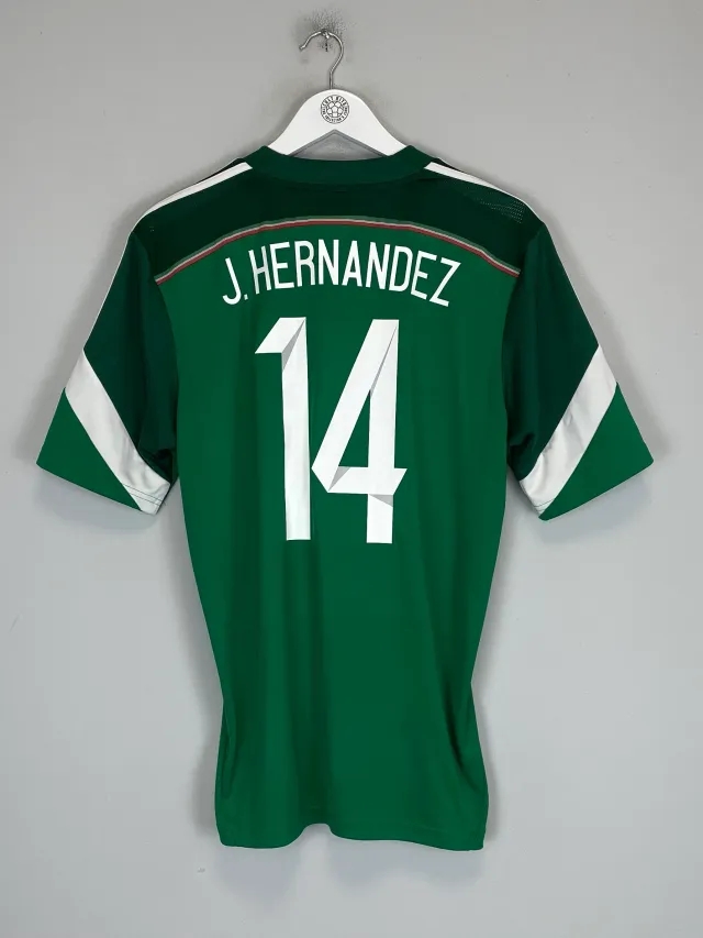 2014 MEXICO J.HERNANDEZ #14 HOME SHIRT (M) ADIDAS | Cult Kits