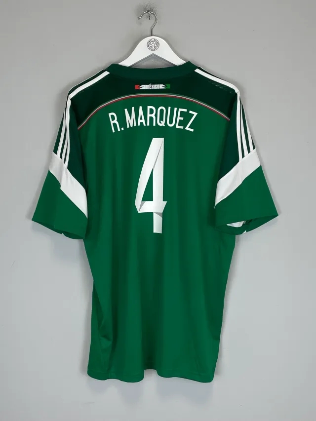 2014 MEXICO R.MARQUEZ #4 HOME SHIRT (XL) ADIDAS | Cult Kits