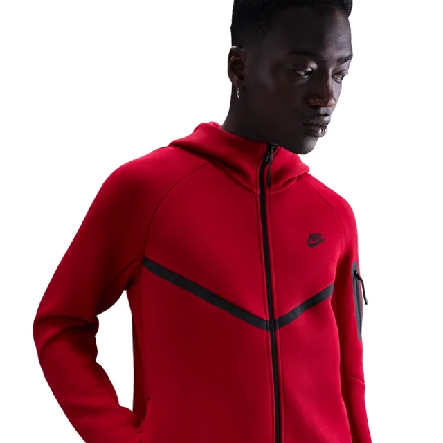 Nike Tech Fleece Men Hoodies - Red
