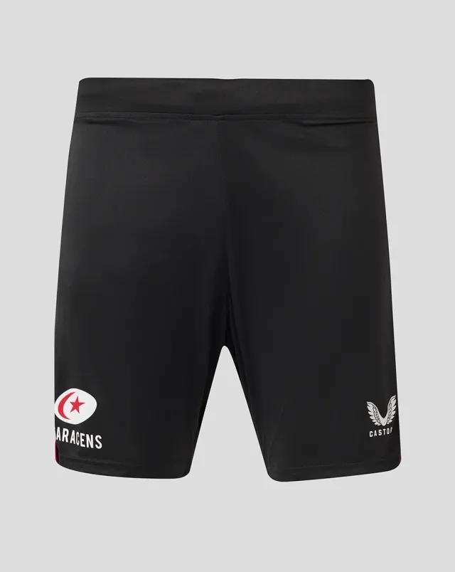 Castore Saracens Men's 25/26 Training Knit Shorts - Caviar