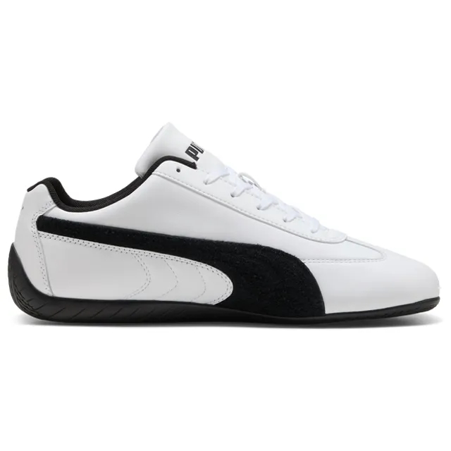 PUMA SpeedCat Leather Sneakers Unisex, White/Black