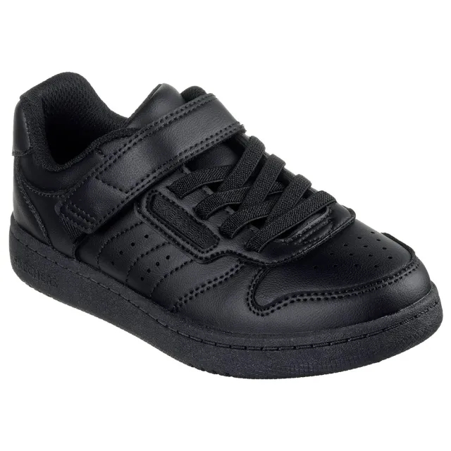 Skechers Boy's Quick Street Sneaker in Black