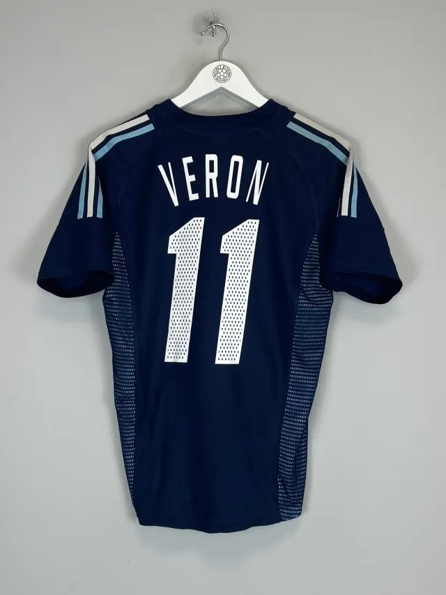 2002/04 ARGENTINA VERON #11 AWAY SHIRT (S) ADIDAS | Cult Kits