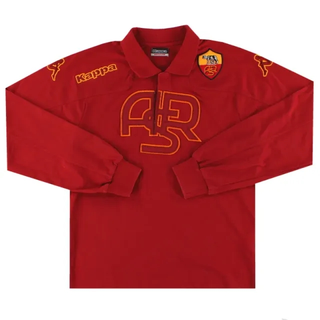 2011-12 Roma Kappa Polo Shirt M - Roma / Excellent 