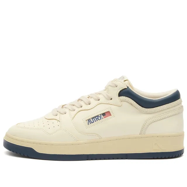 Autry Men's Med-Way Mid Leather Sneaker Enblue/Marsh