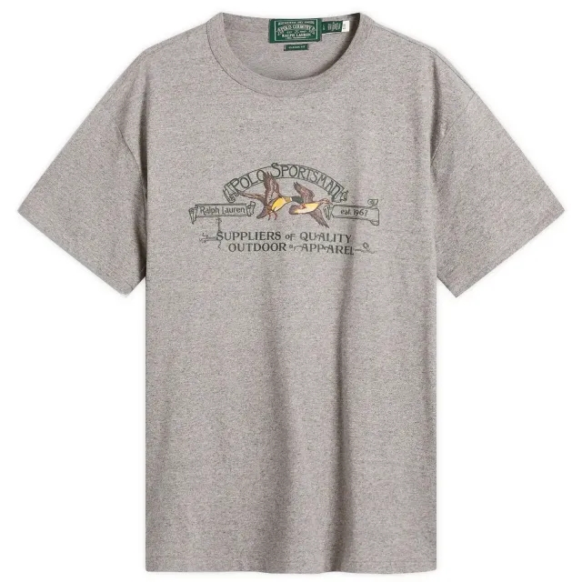 Polo Ralph Lauren Men's Sportsman T-Shirt Dark Vintage Heather