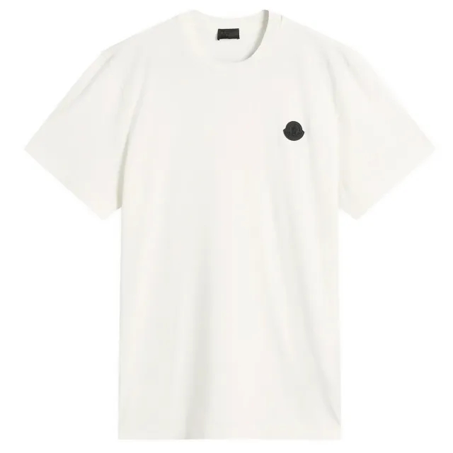 Moncler Men's Short Sleeve Cotton T-Shirt White