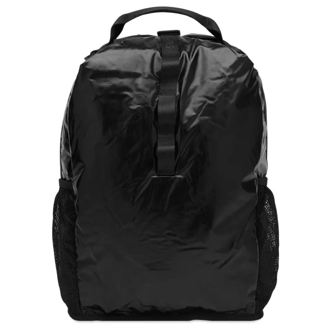 RAINS Sibu Clip Front Backpack Black