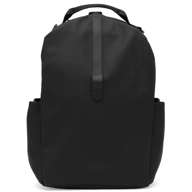 RAINS Clip Front Backpack Black