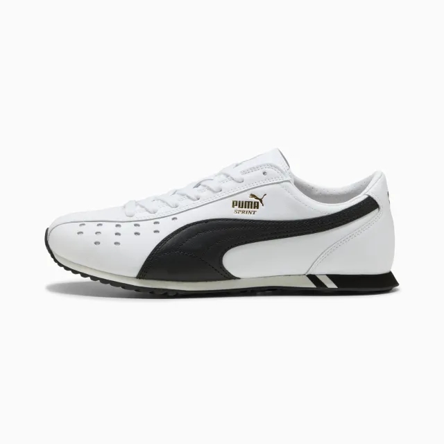 PUMA Sprint Sneakers Unisex, White/Black, size 10