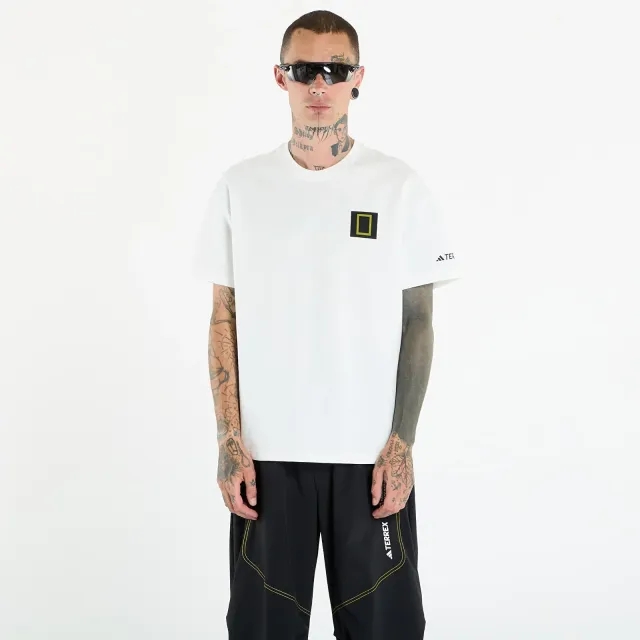 T-Shirt Adidas National Geographic Graphic Short Sleeve T-Shirt Core White L