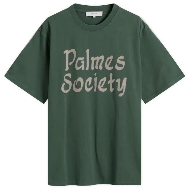 Palmes Men's Society T-Shirt Dark Green