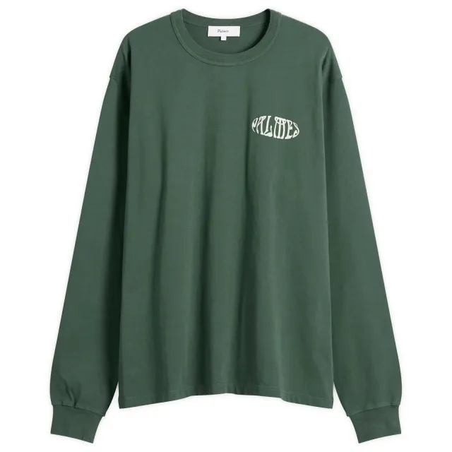 Palmes Men's Angels Long Sleeve T-Shirt Dark Green