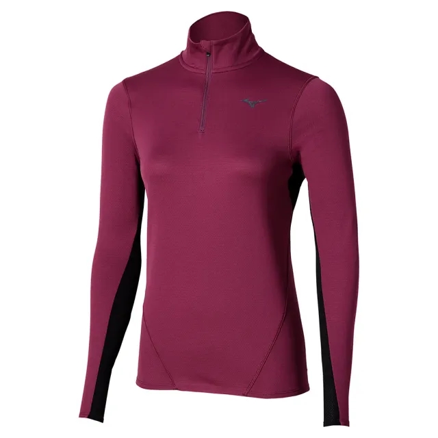 Mizuno Tech Thermal Charge Half Zip Long Sleeve T-shirt
