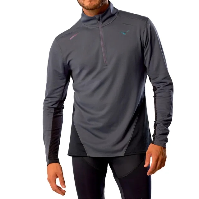 Mizuno Tech Thermal Charge Half Zip Long Sleeve T-shirt