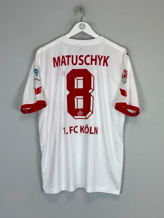 2014/15 FC KOLN MATUSCHYK #8 *MATCH ISSUED + SIGNED* HOME SHIRT (XL) ERIMA | Cult Kits