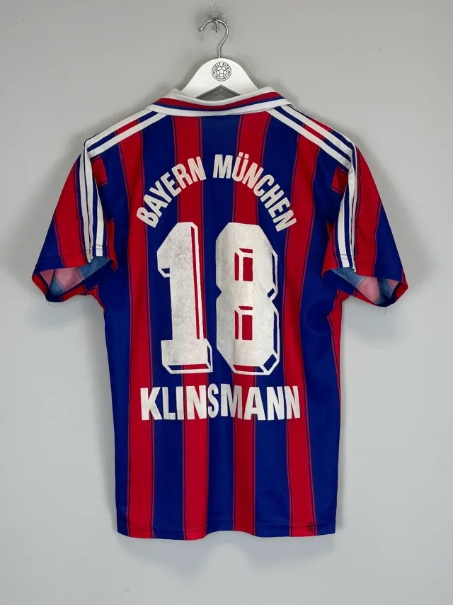 1995/96 BAYERN MUNICH KLINSMANN #18 HOME SHIRT (S) ADIDAS | Cult Kits