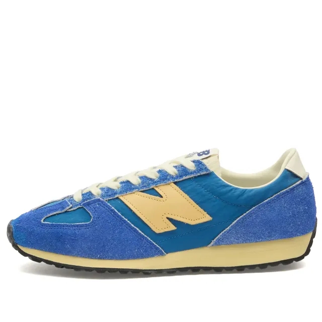 New Balance Unisex 471 in Blue/Beige Suede/Mesh