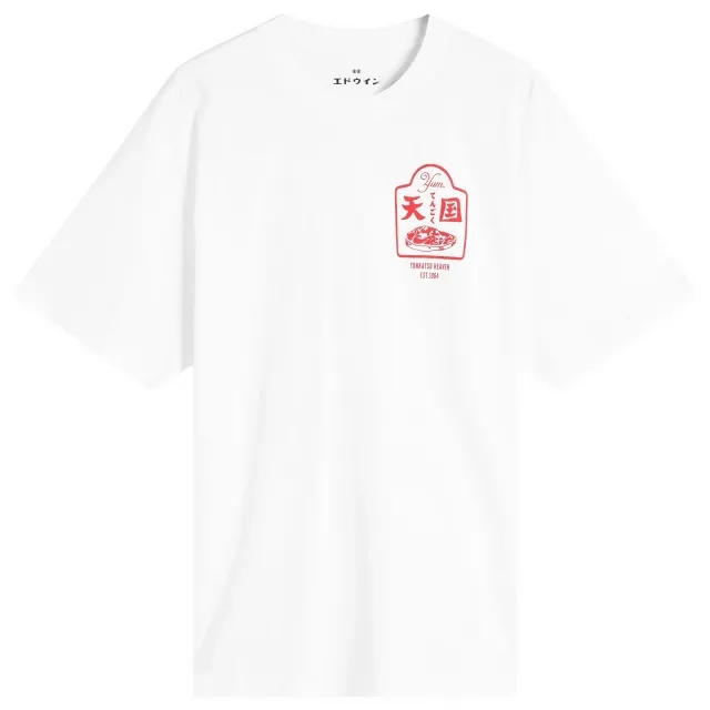 Edwin Men's Tonkatsu T-Shirt White