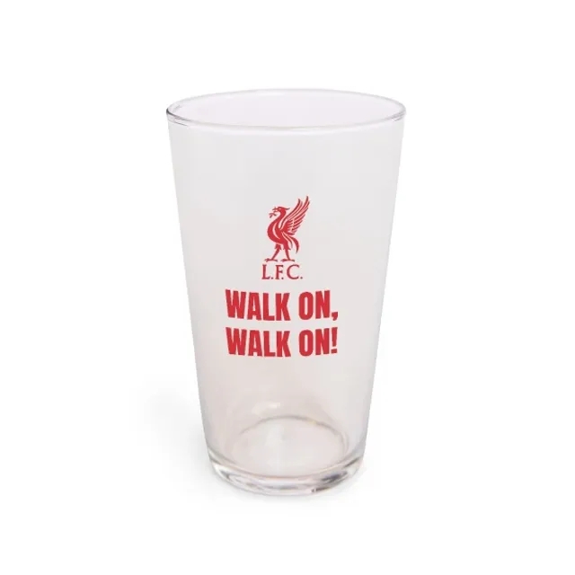 LFC Walk On Pint Glass