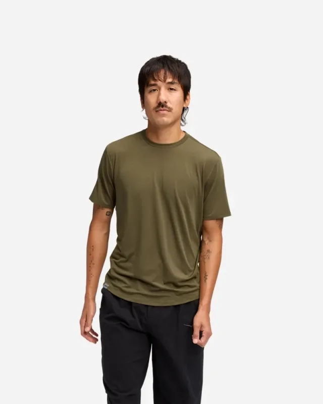 Men's Hoka Essential T-Shirt In Antique Olive