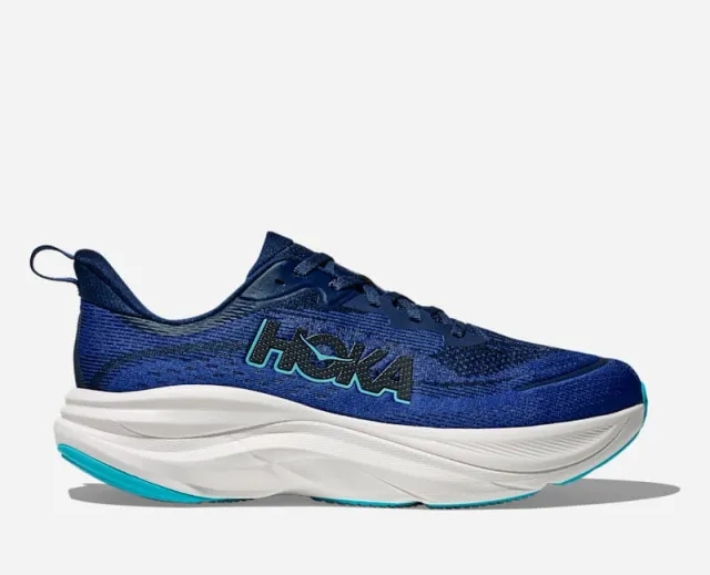 Hoka Men's Skyflow Road Running Shoes In Midnight Blue/Night Sky