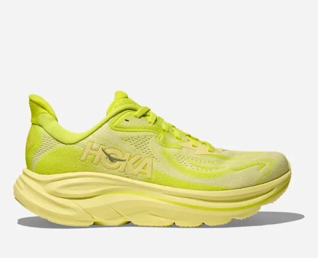 Hoka Women's Clifton 10 Road Running Shoes In Neon Hoka Citrus/Sunlight
