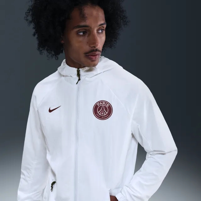 Paris Saint-Germain AWF Men's Nike Football Woven Jacket - White