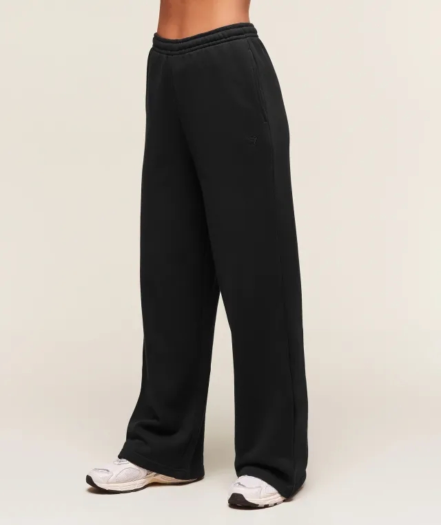  Rest Day Sweats 2.0 Wide Leg Jogger - Black
