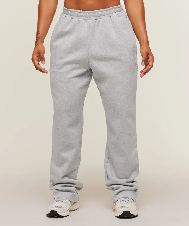  Training Fleece Straight Leg Short Pant - Light Grey Core Marl