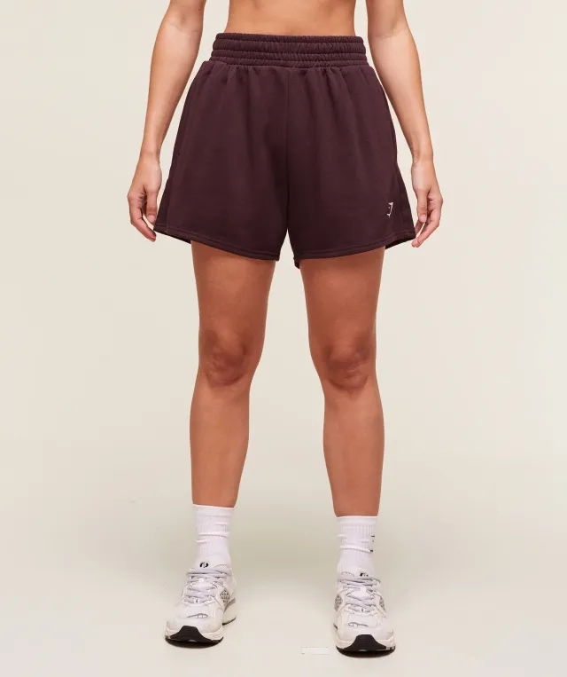  Training Fleece Shorts - Cherry Purple