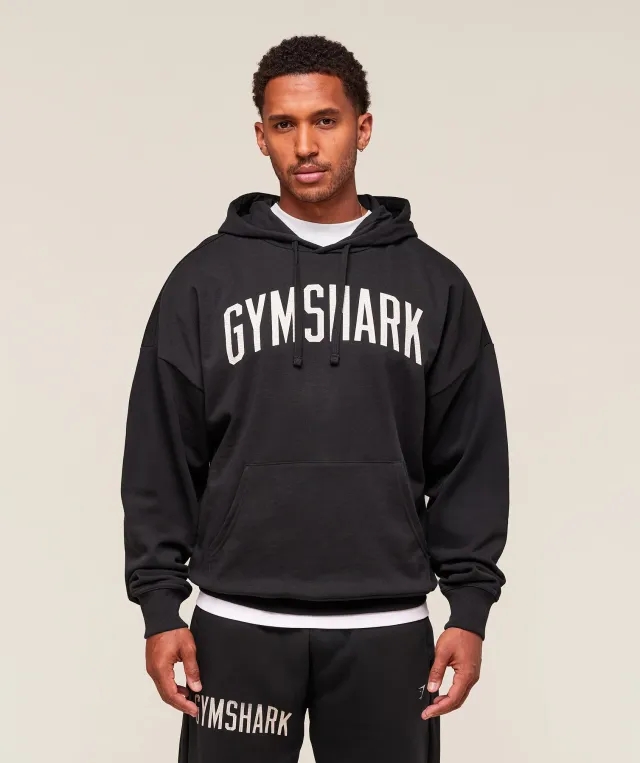  Worn Graphic Hoodie - Black