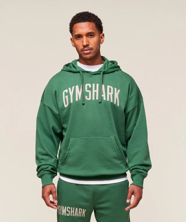  Worn Graphic Hoodie - Lift Green