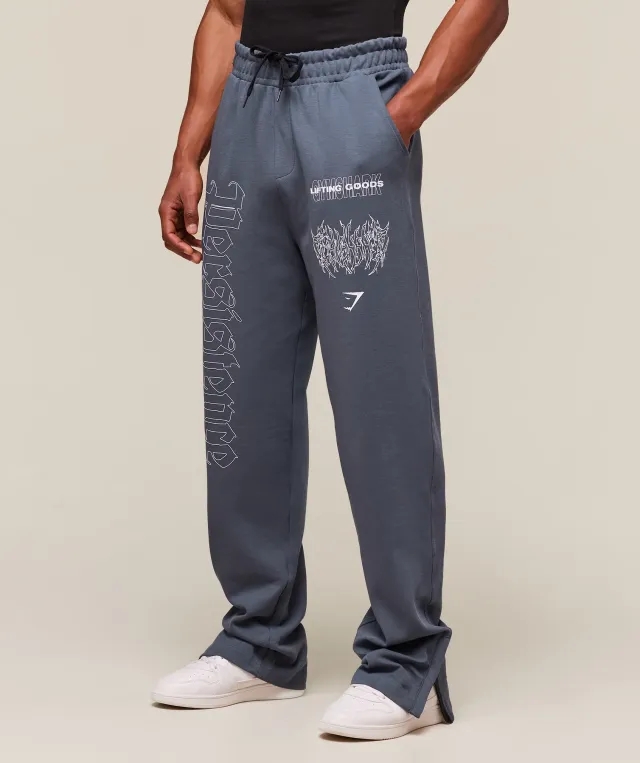  Carlos Belcast x Rest Day Track Pants - Titanium Blue