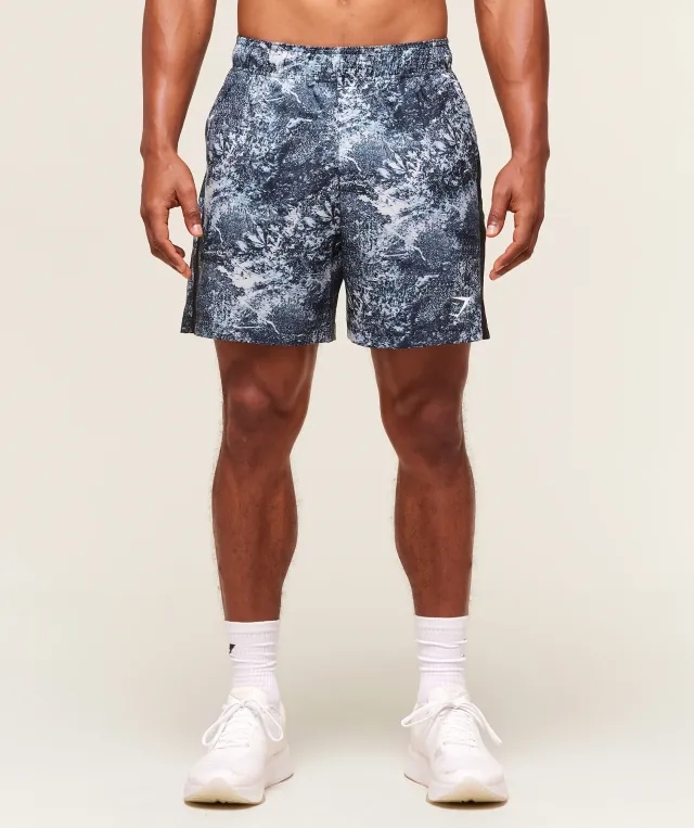  Sport  7" Shorts - Smoke Blue/Black
