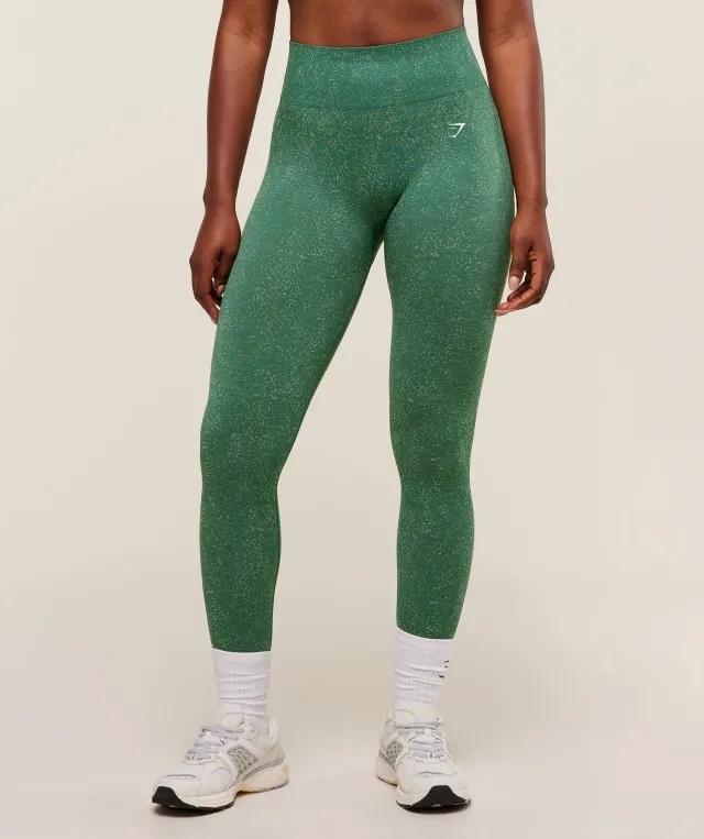  Adapt Fleck x Whitney Seamless Leggings - Lift Green/Clay Green